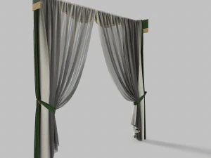 curtains 4 3D Model