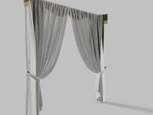 curtains 4 3D Model