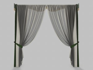 curtains 4 3D Model