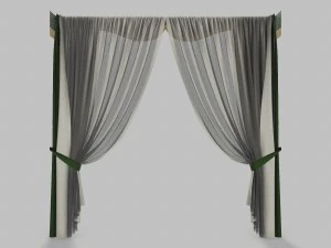 curtains 4 3D Model
