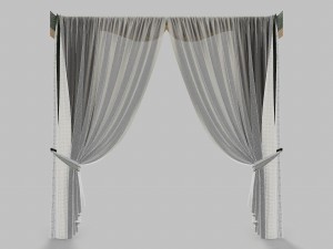 curtains 4 3D Model
