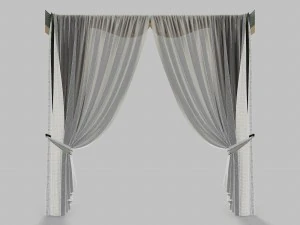 curtains 4 3D Model