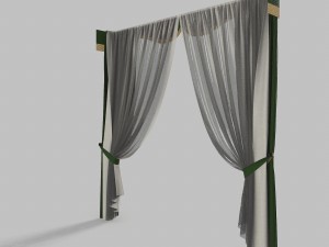 curtains 4 3D Model