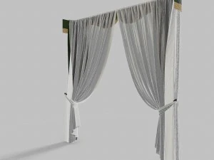 curtains 4 3D Model