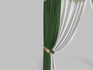 curtains 4 3D Model