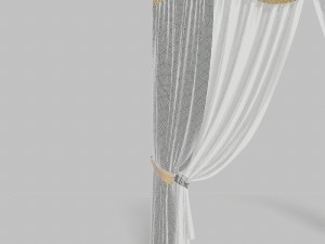 curtains 4 3D Model