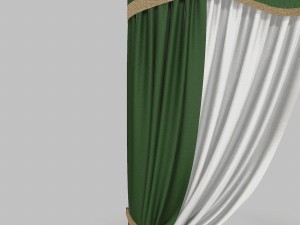 curtains 4 3D Model