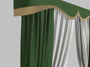 curtains 4 3D Model
