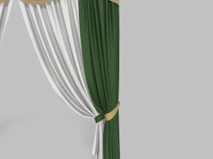 curtains 4 3D Model
