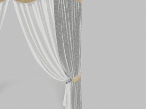 curtains 4 3D Model