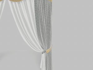 curtains 4 3D Model