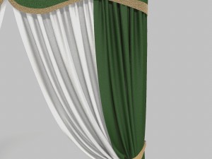 curtains 4 3D Model