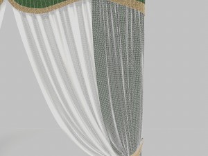 curtains 4 3D Model