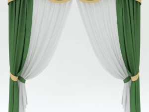 curtains 4 3D Model