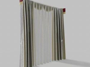 पर्दे 5 3D मॉडल