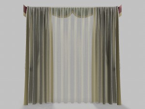 curtains 5 3D Модель