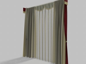 curtains 5 3D Модель