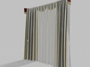 पर्दे 5 3D मॉडल