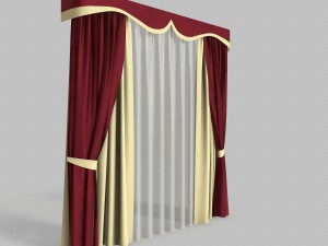 curtains 5 3D Модель