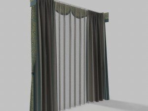 curtains 6 3D 모델
