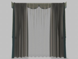 curtains 6 3D 모델