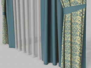 curtains 6 3D 모델