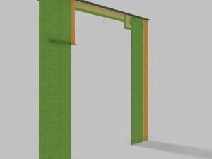 cortinas 7 Modelo 3D