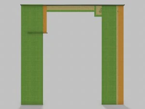 cortinas 7 Modelo 3D