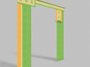 cortinas 7 Modelo 3D