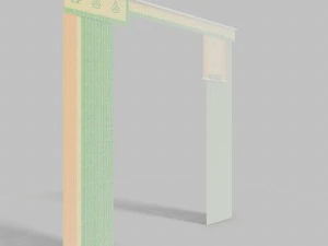 cortinas 7 Modelo 3D