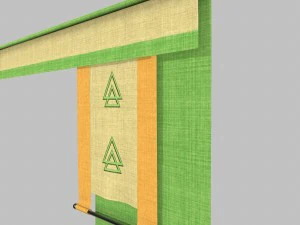 cortinas 7 Modelo 3D