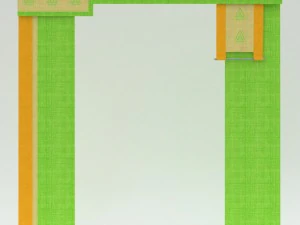 cortinas 7 Modelo 3D