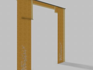 curtains 8 Model 3D
