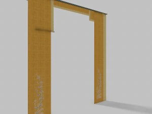 curtains 8 3D Model