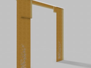 curtains 8 Model 3D