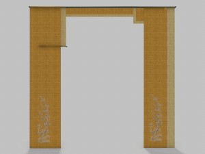 curtains 8 Model 3D