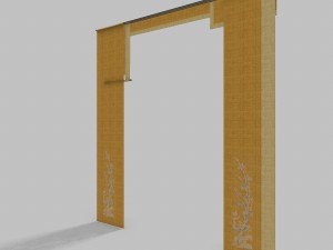 curtains 8 Model 3D