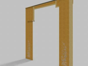 curtains 8 3D Model
