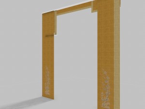 curtains 8 Model 3D