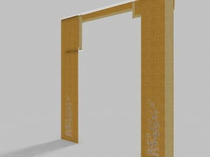 curtains 8 3D Model