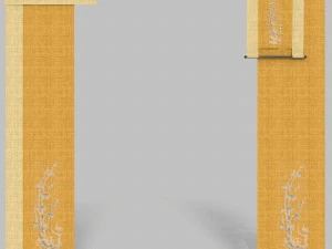 curtains 8 3D Model