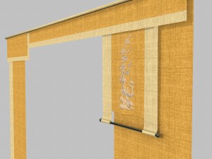 curtains 8 Model 3D