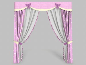 curtains 9 Modèle 3D