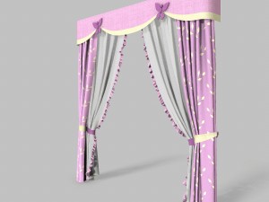 curtains 9 Modelo 3D