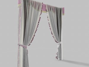curtains 9 Modelo 3D