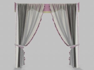 curtains 9 Modelo 3D