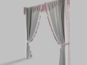 curtains 9 Modelo 3D