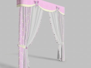 curtains 9 Modelo 3D