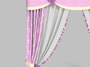curtains 9 Modelo 3D