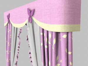 curtains 9 Modelo 3D